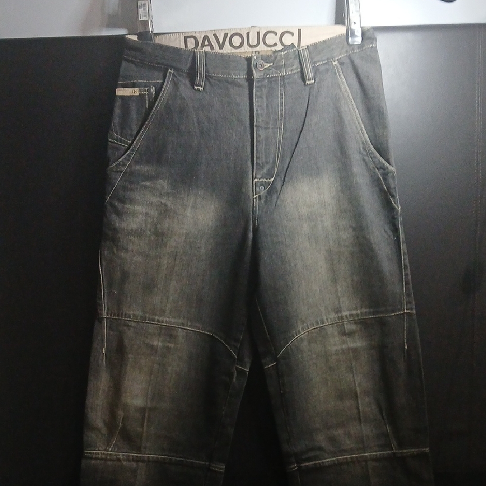 Men's Relaxed Fit Black Jeans